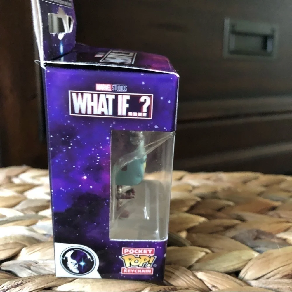 Funko Pop Marvel What IF…? Zombie Iron Man keychain